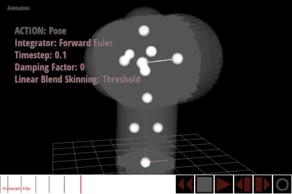 Example of an animation of a moving human skeleton model made in Scotty3D.